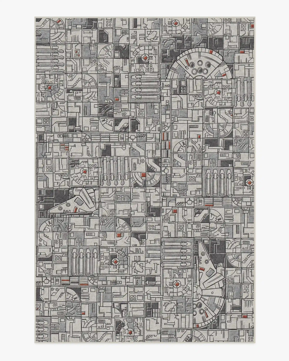 Smugglers Geo Grey Rug