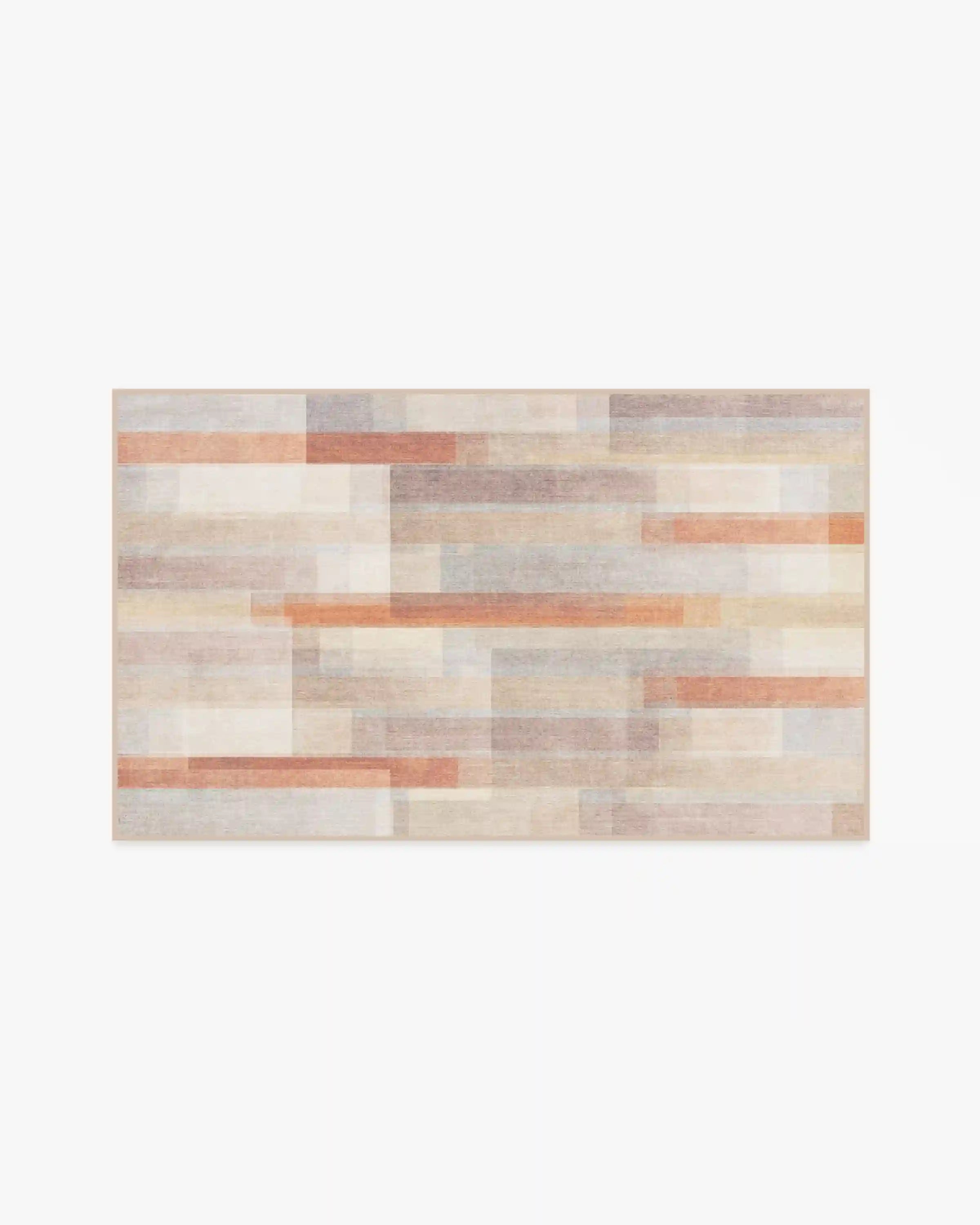 Solar Drift Rust & Grey Rug