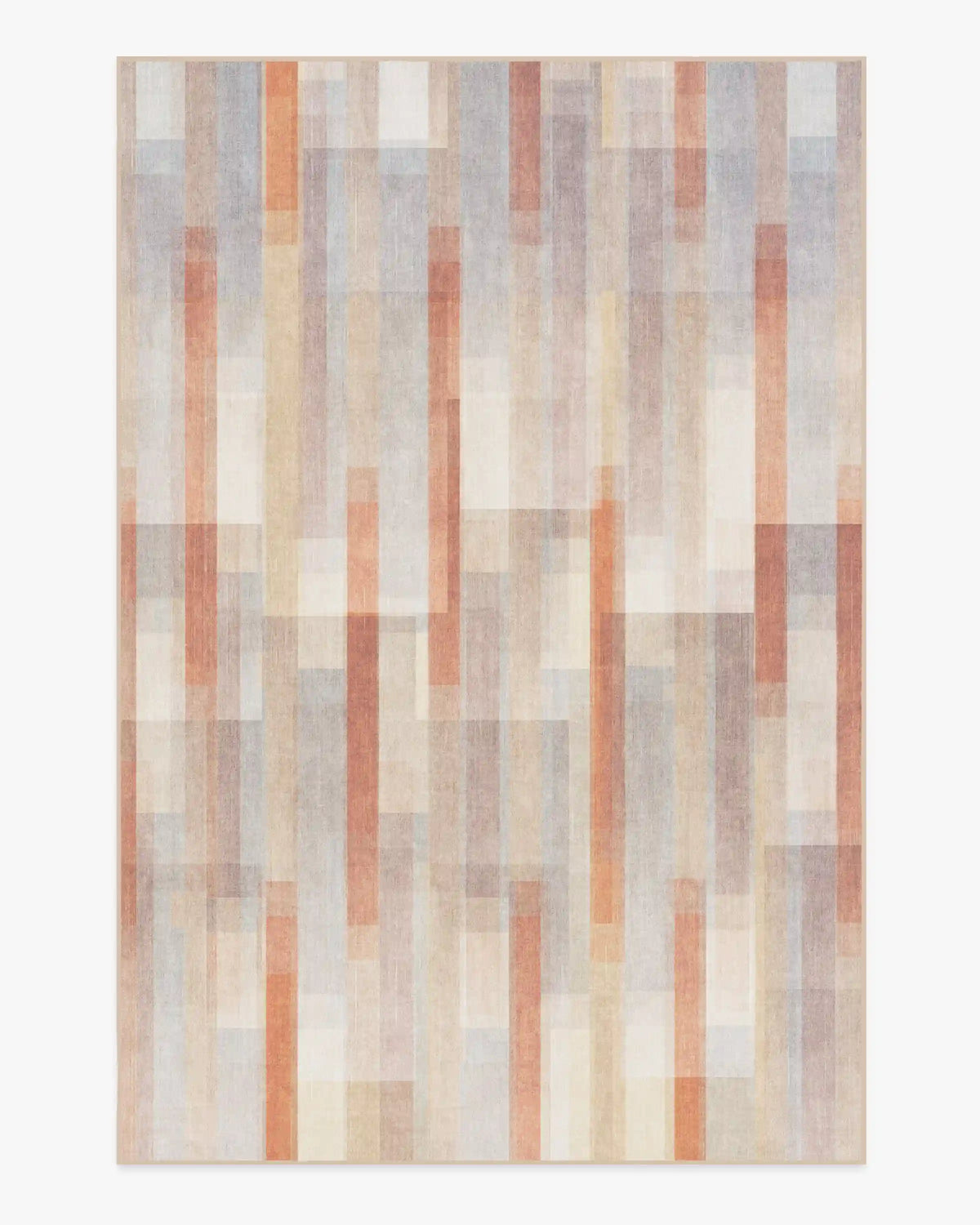 Solar Drift Rust & Grey Rug