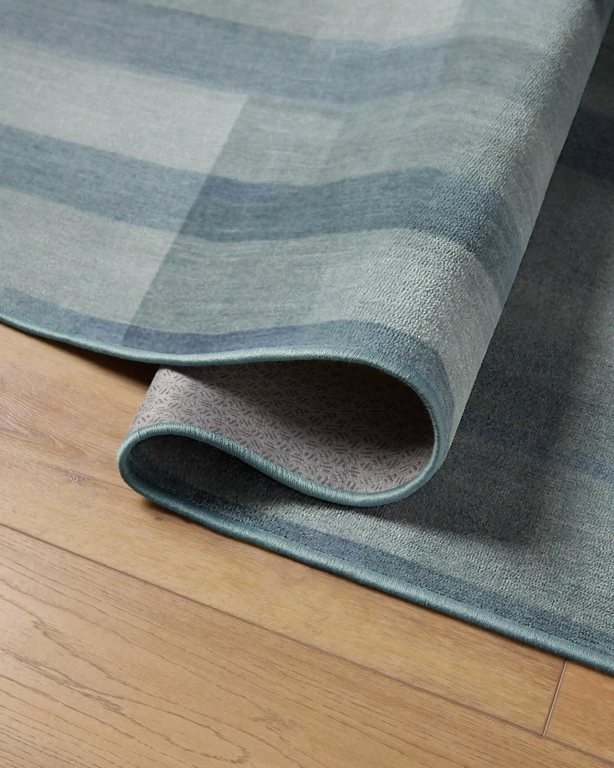 Solar Drift Silver Blue Rug