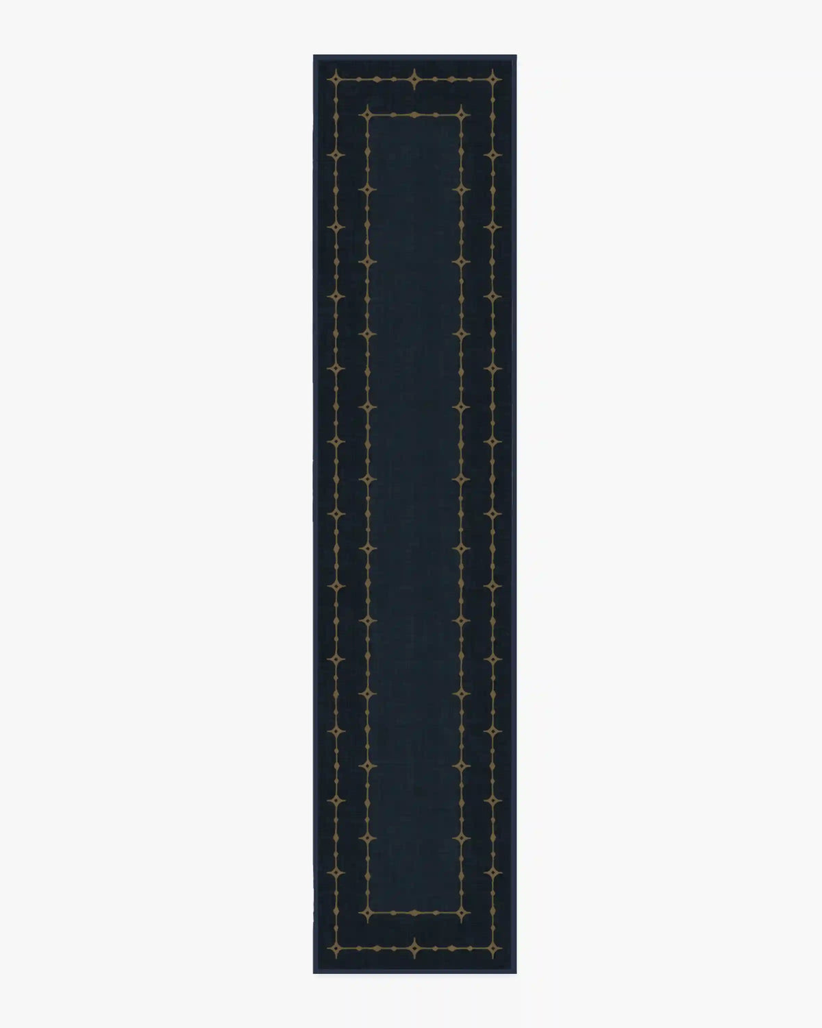 Sparkle Border Dark Navy Rug