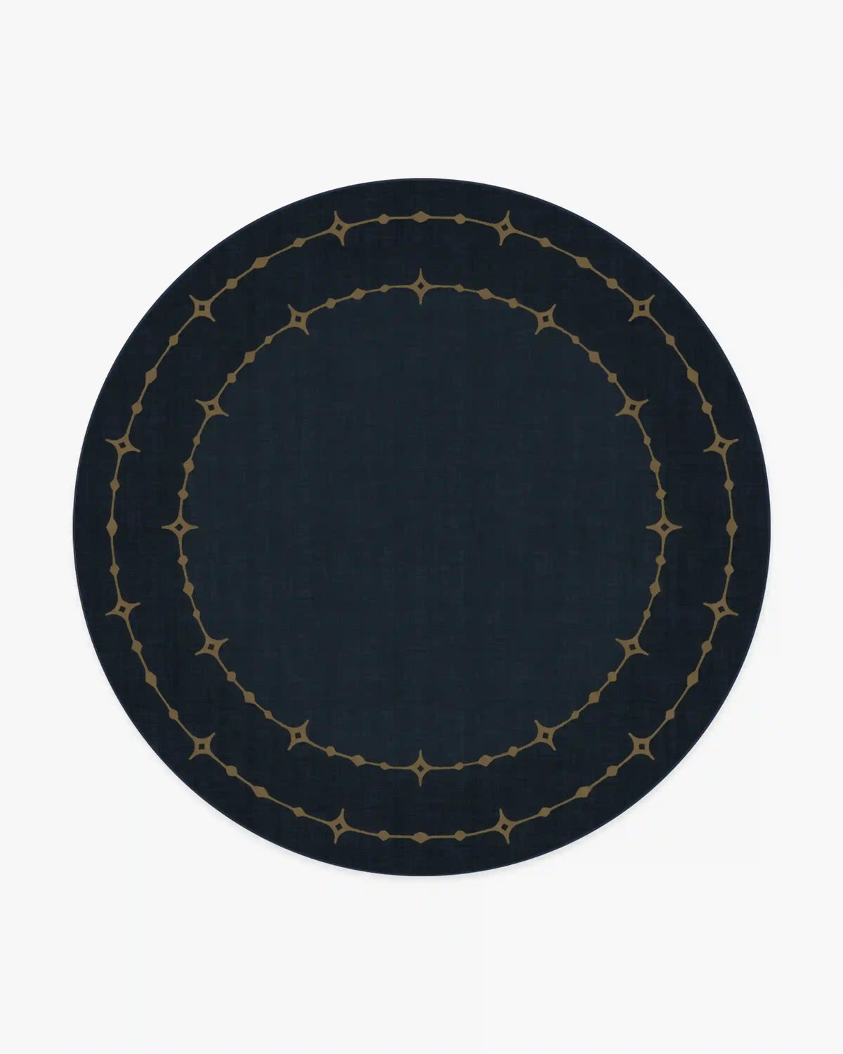 Sparkle Border Dark Navy Rug
