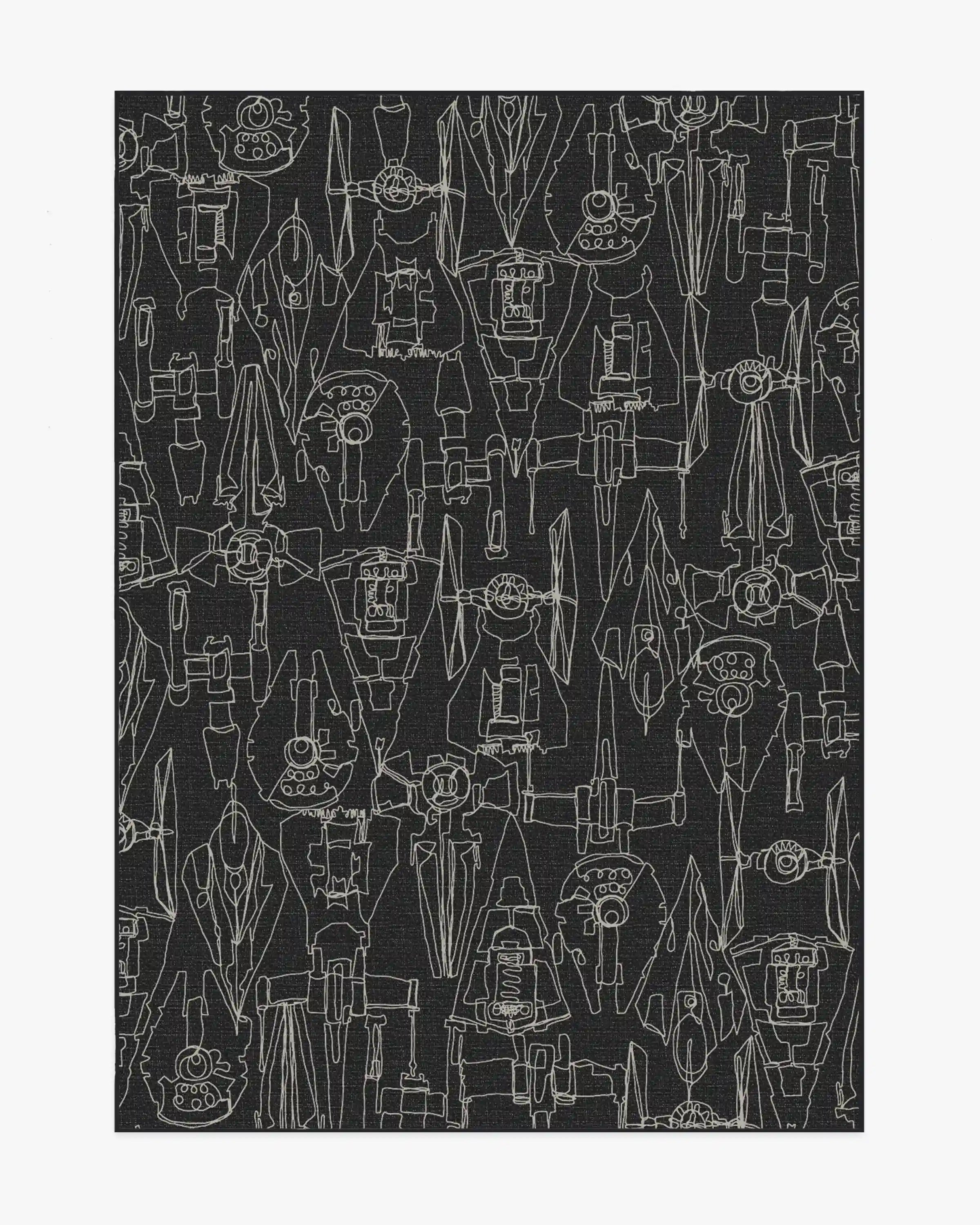 Star Wars Armada Black Rug