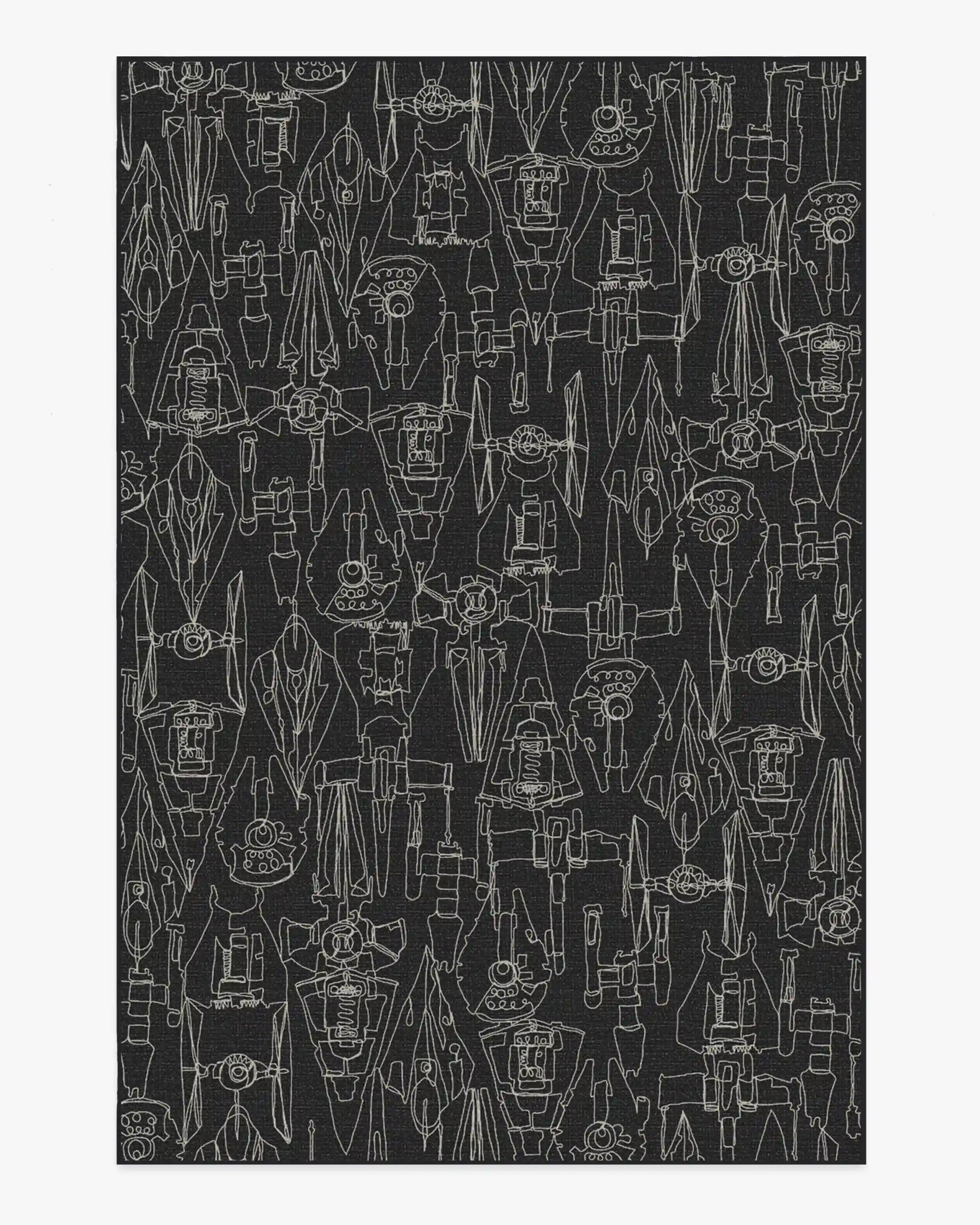 Star Wars Armada Black Rug