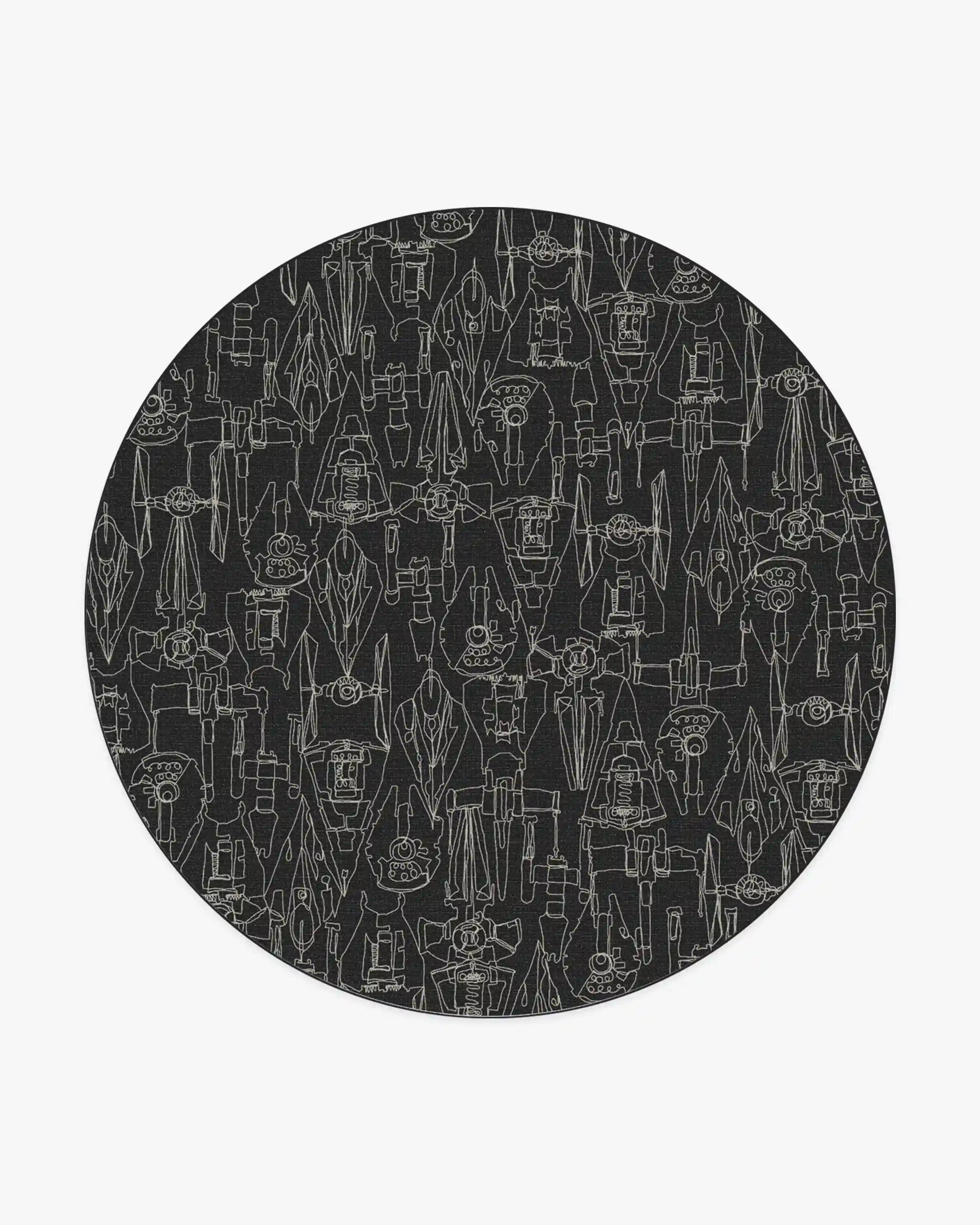 Star Wars Armada Black Rug