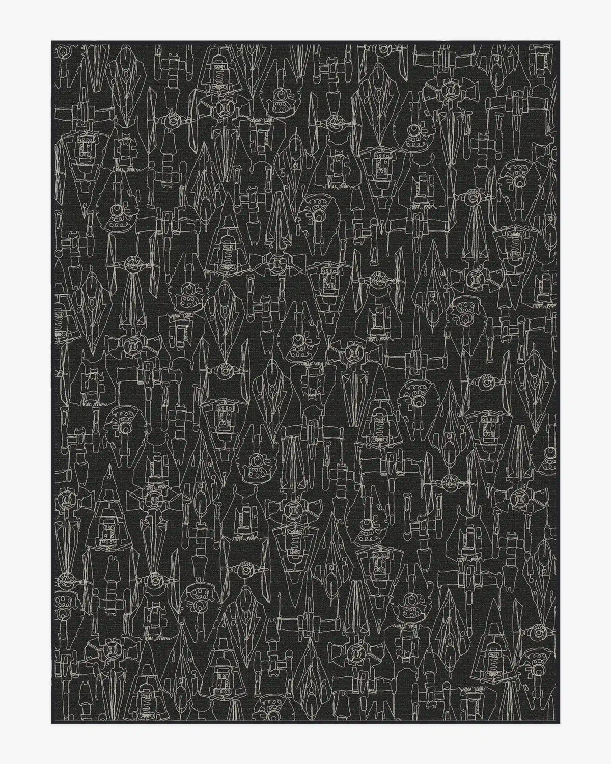 Star Wars Armada Black Rug