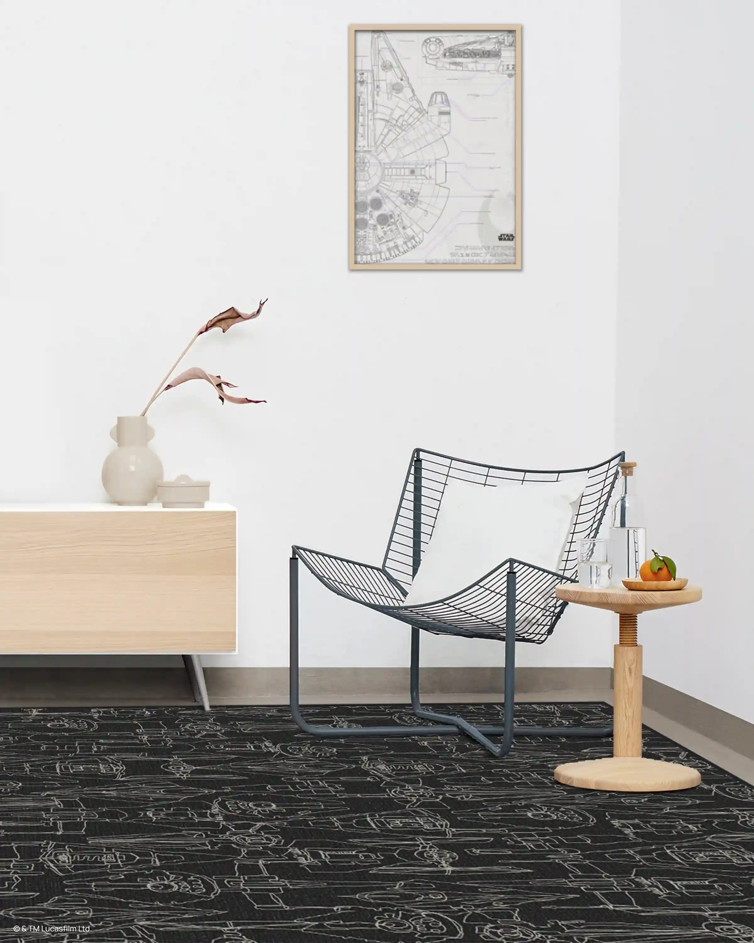 Star Wars Armada Black Rug