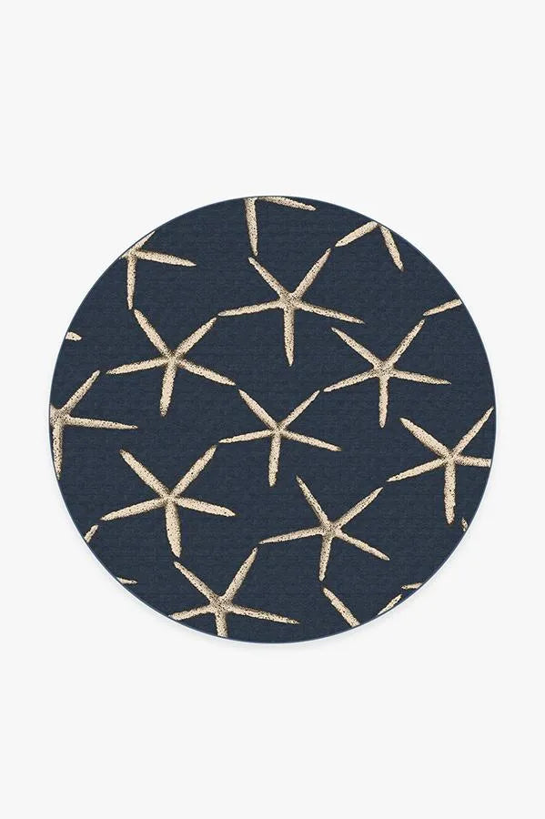 Starfish Navy Rug