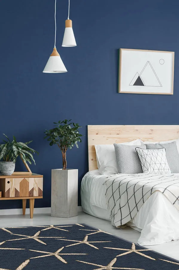 Starfish Navy Rug