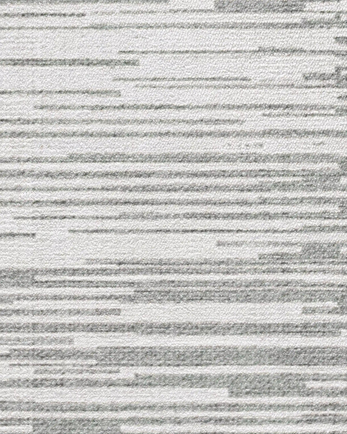 Striated Border Soft Grey Rug