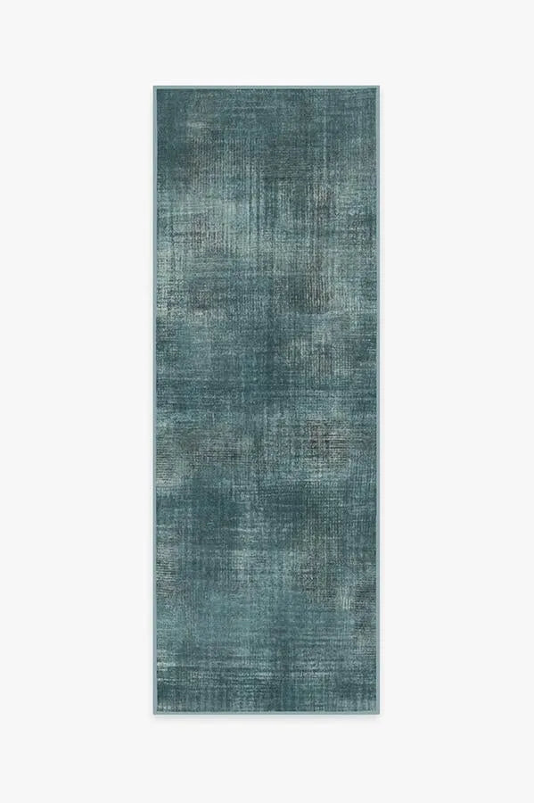 Sudaria Solid Teal Blue Rug