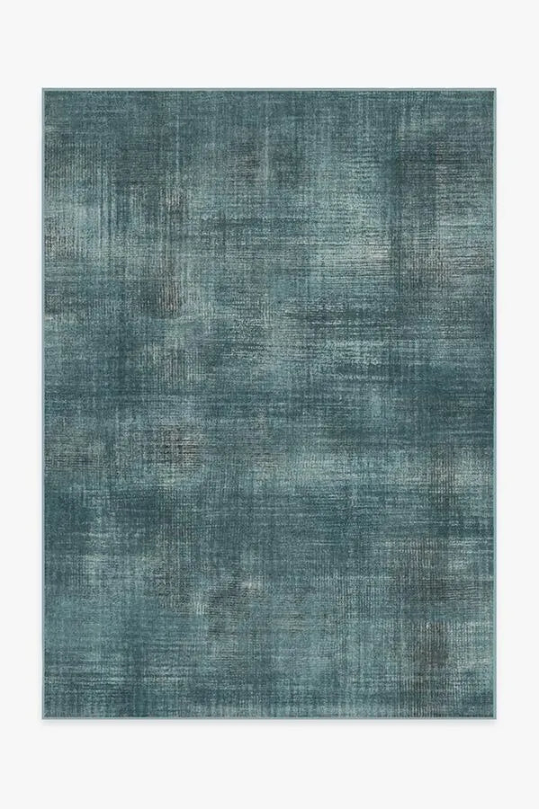 Sudaria Solid Teal Blue Rug