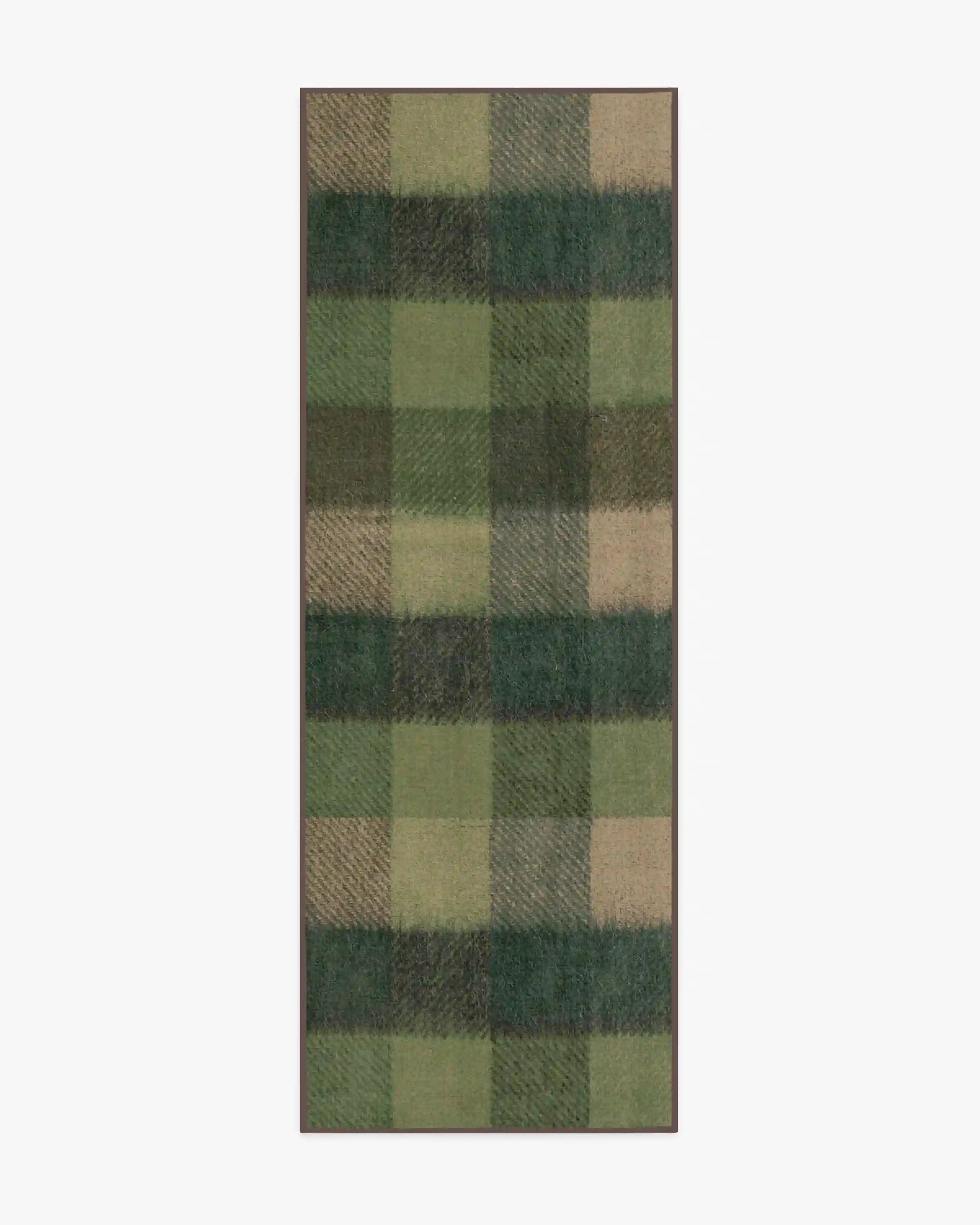 Tallitha Green & Tan Rug