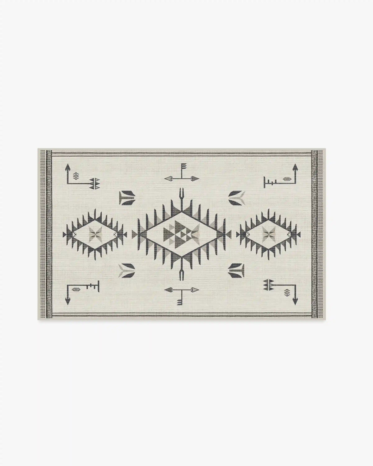 The Child Black & Cream Rug
