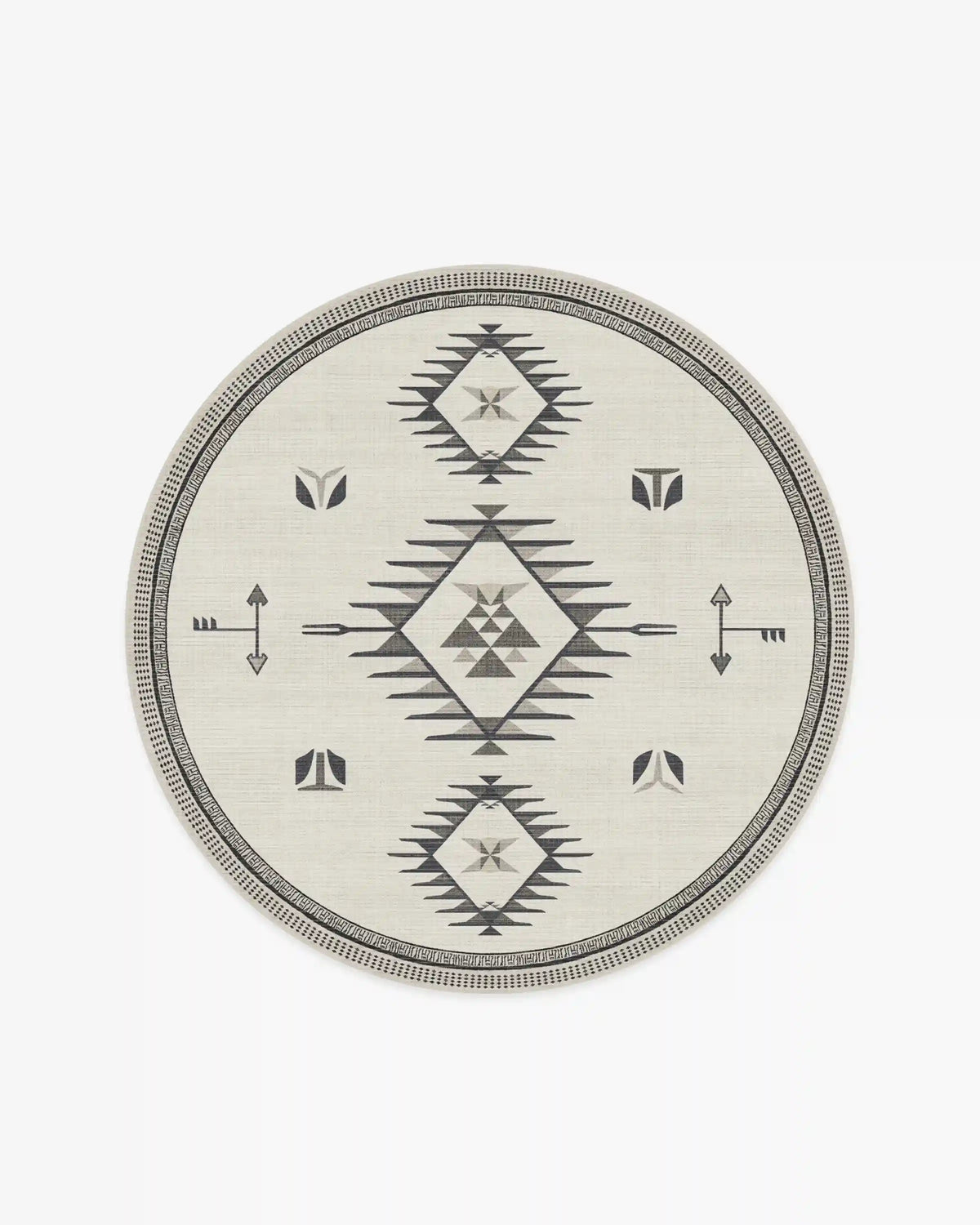 The Child Black & Cream Rug