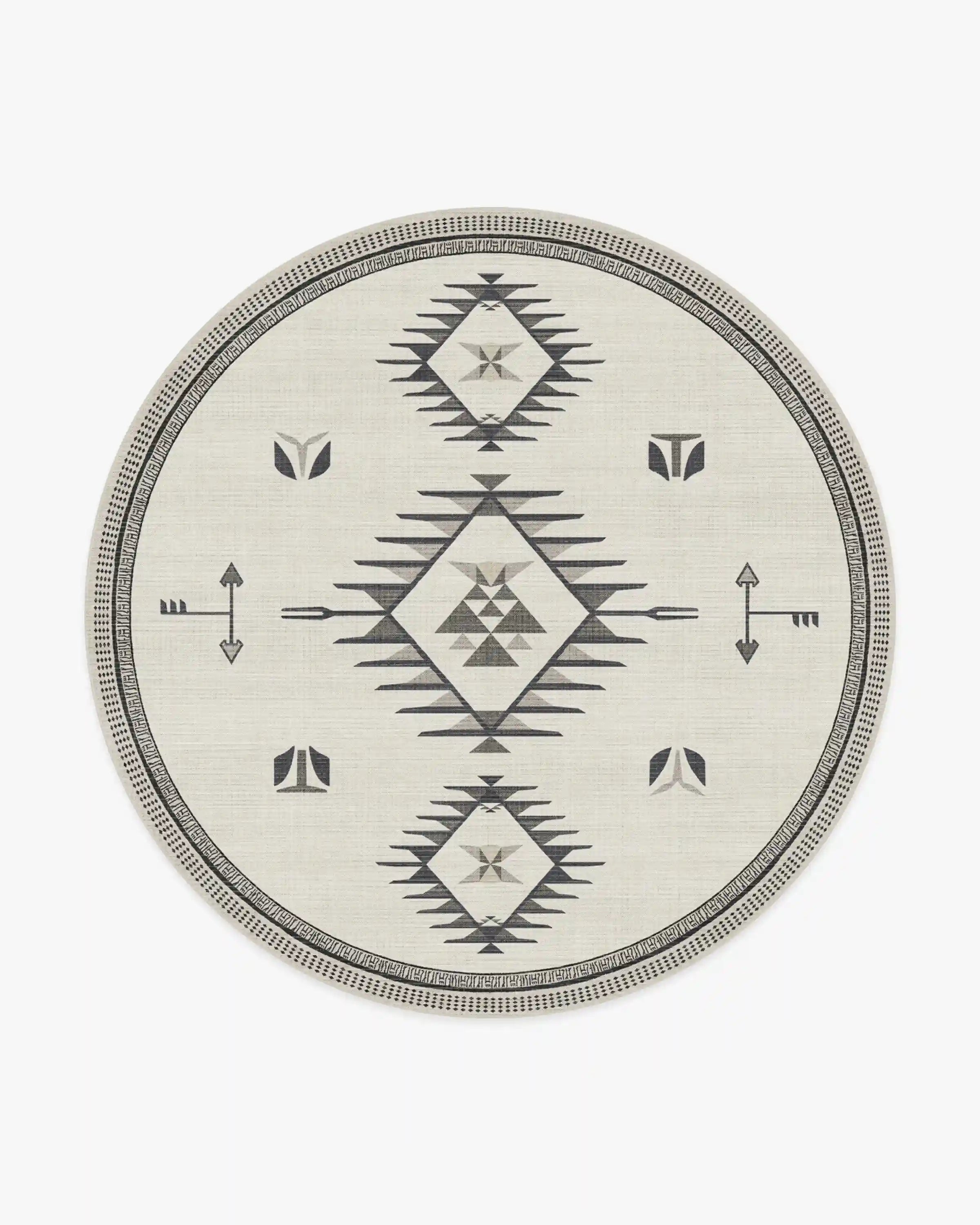 The Child Black & Cream Rug