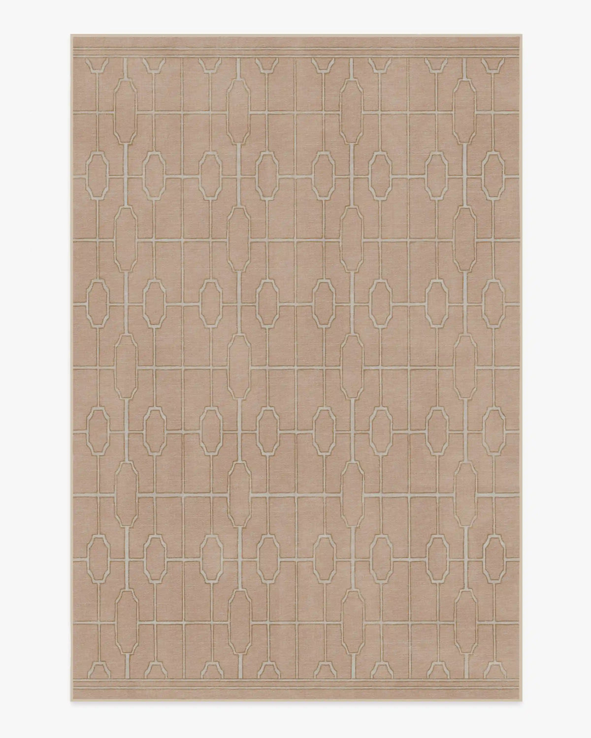 Diana Trellis Rose Gold Rug by The Hiltons