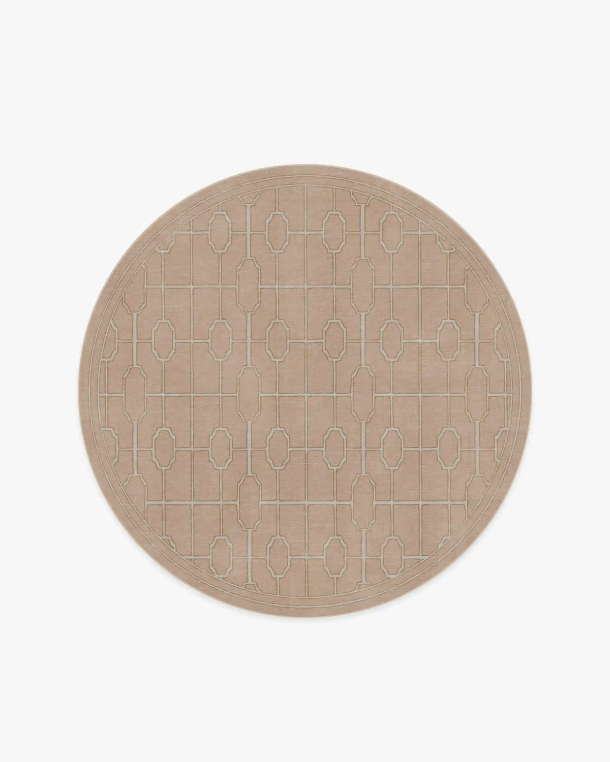 Diana Trellis Rose Gold Rug by The Hiltons