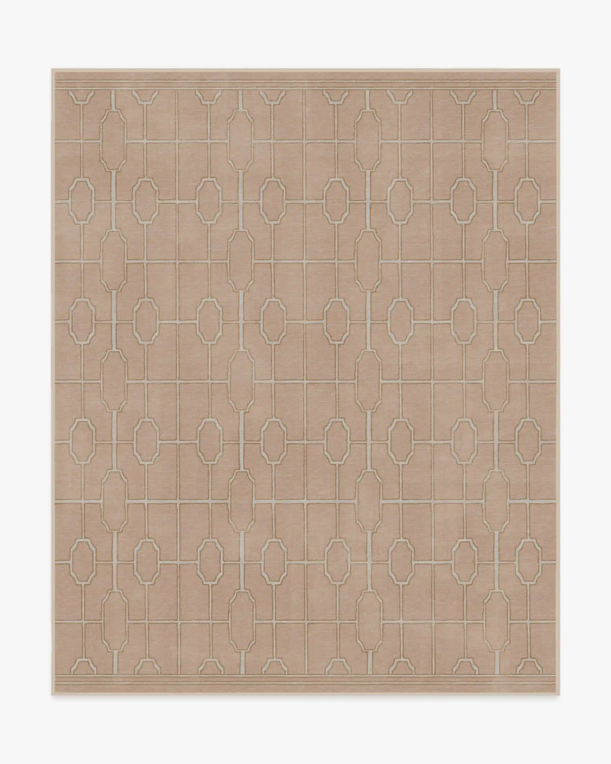Diana Trellis Rose Gold Rug by The Hiltons