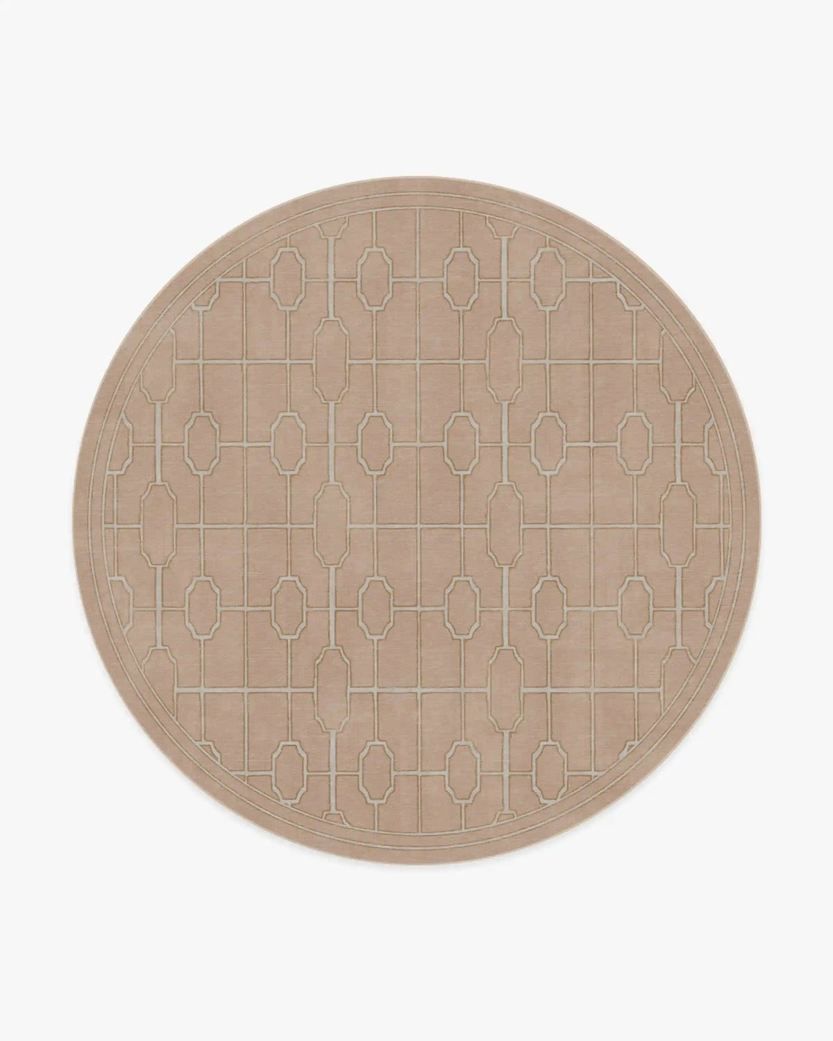 Diana Trellis Rose Gold Rug by The Hiltons