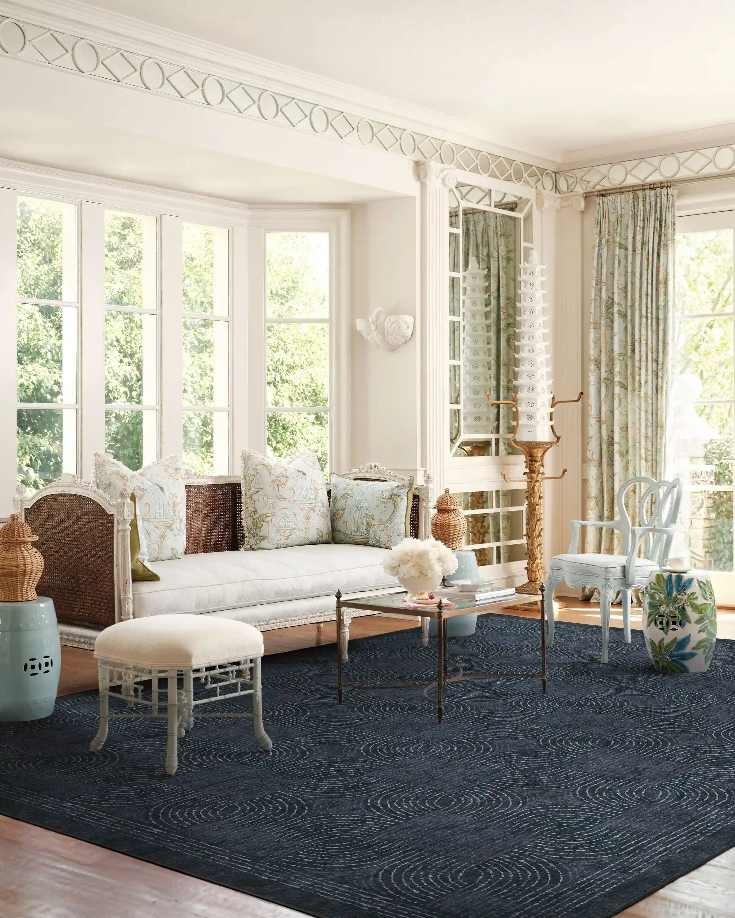 Montecito Indigo Rug by The Hiltons