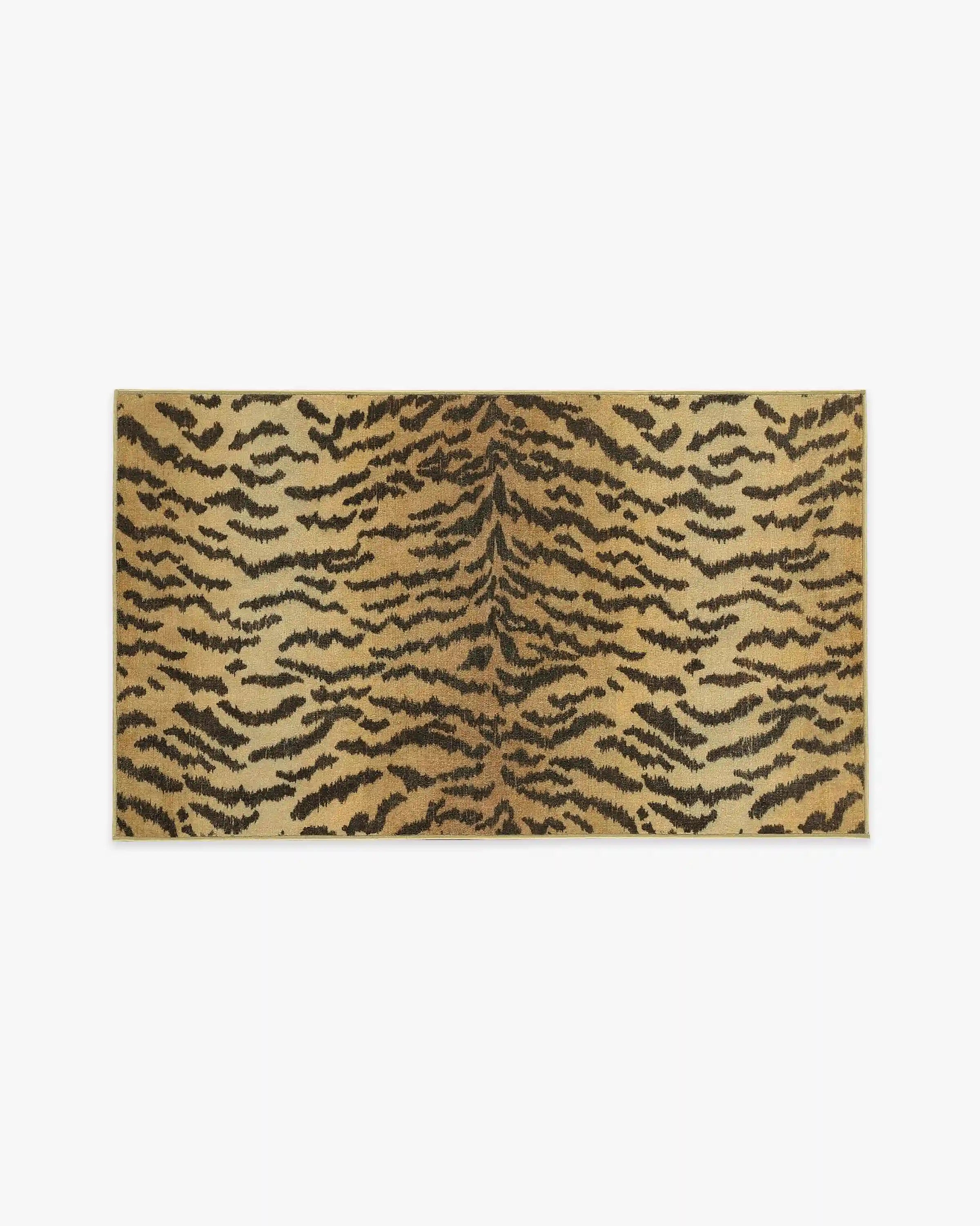 Tigre Gold Rug by Scalamandré
