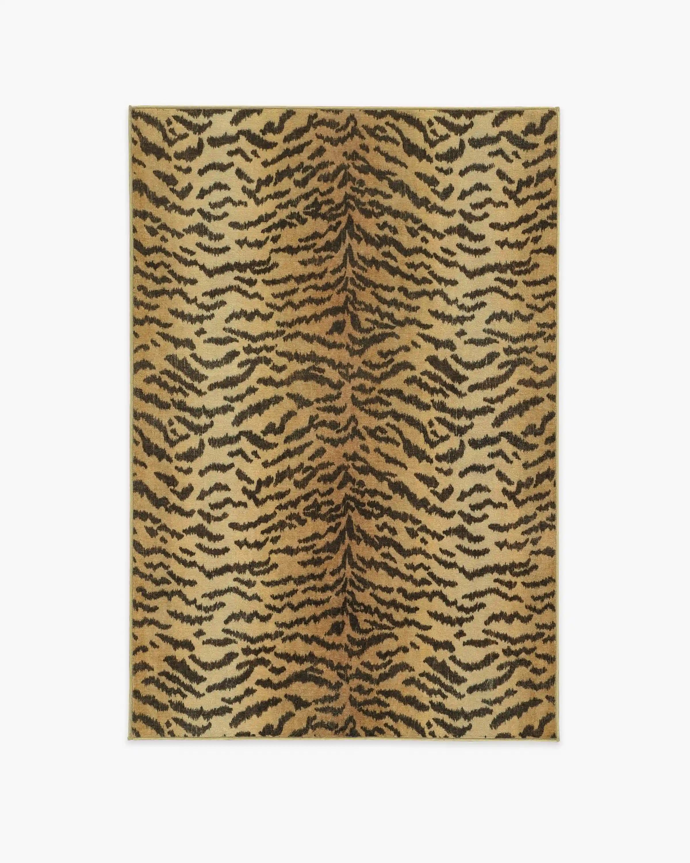 Tigre Gold Rug by Scalamandré