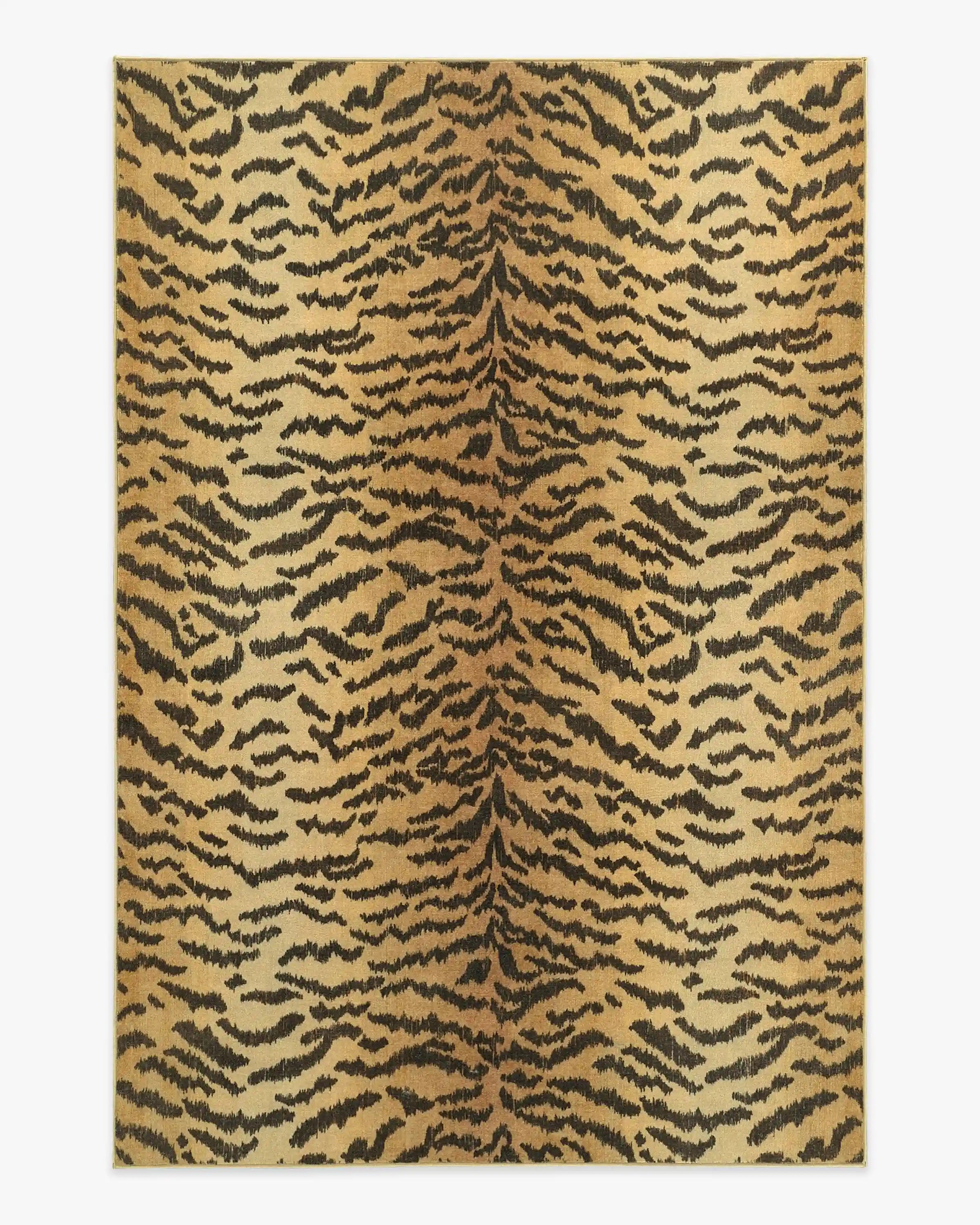 Tigre Gold Rug by Scalamandré