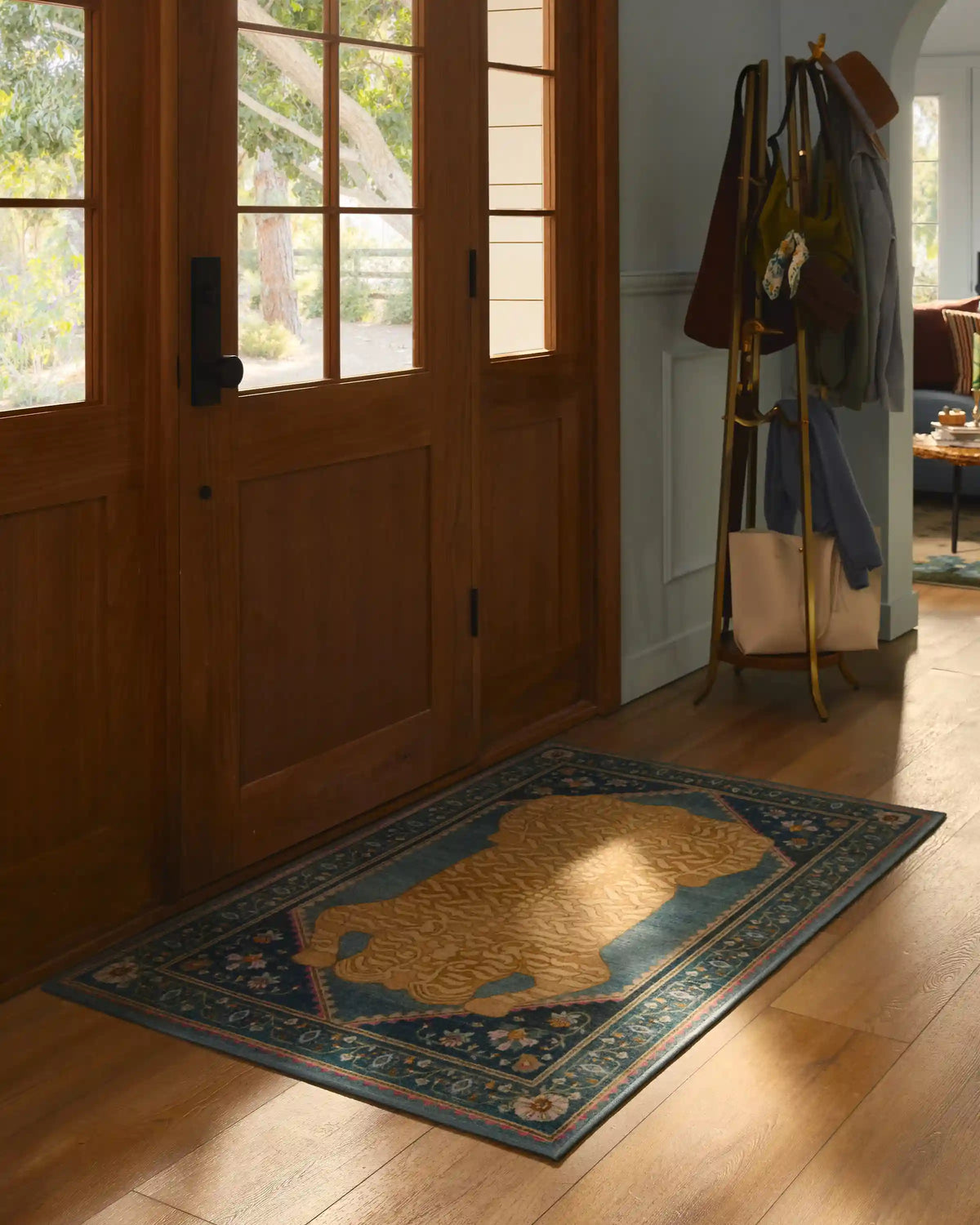 Tigris Blue Rug by Anthropologie