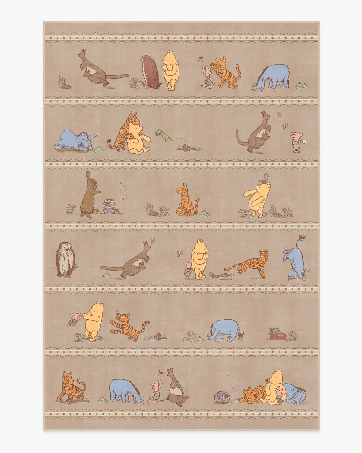 Time With Friends Tan Rug