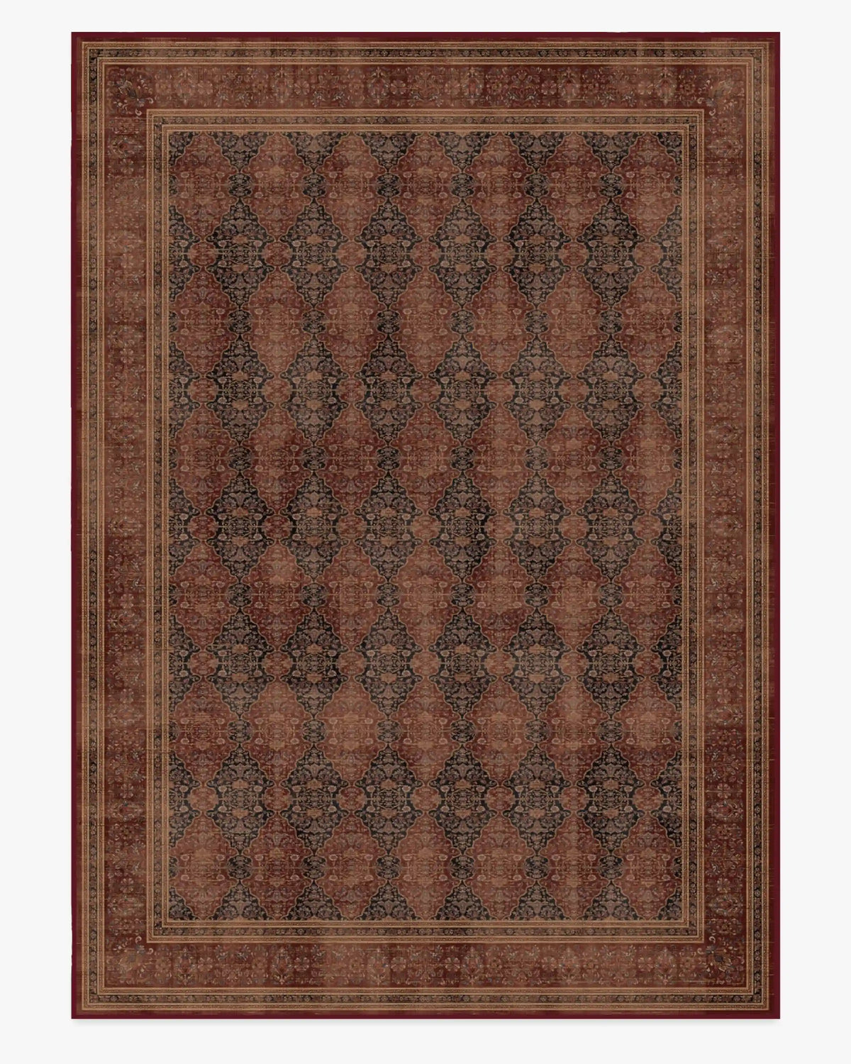 Vesper Amber Red Rug