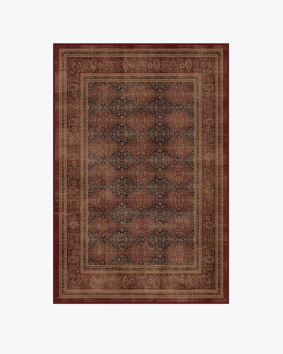 Vesper Amber Red Rug