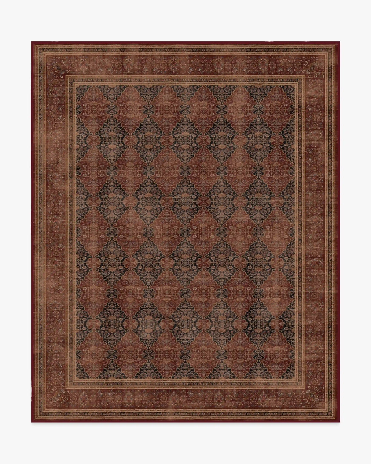 Vesper Amber Red Rug