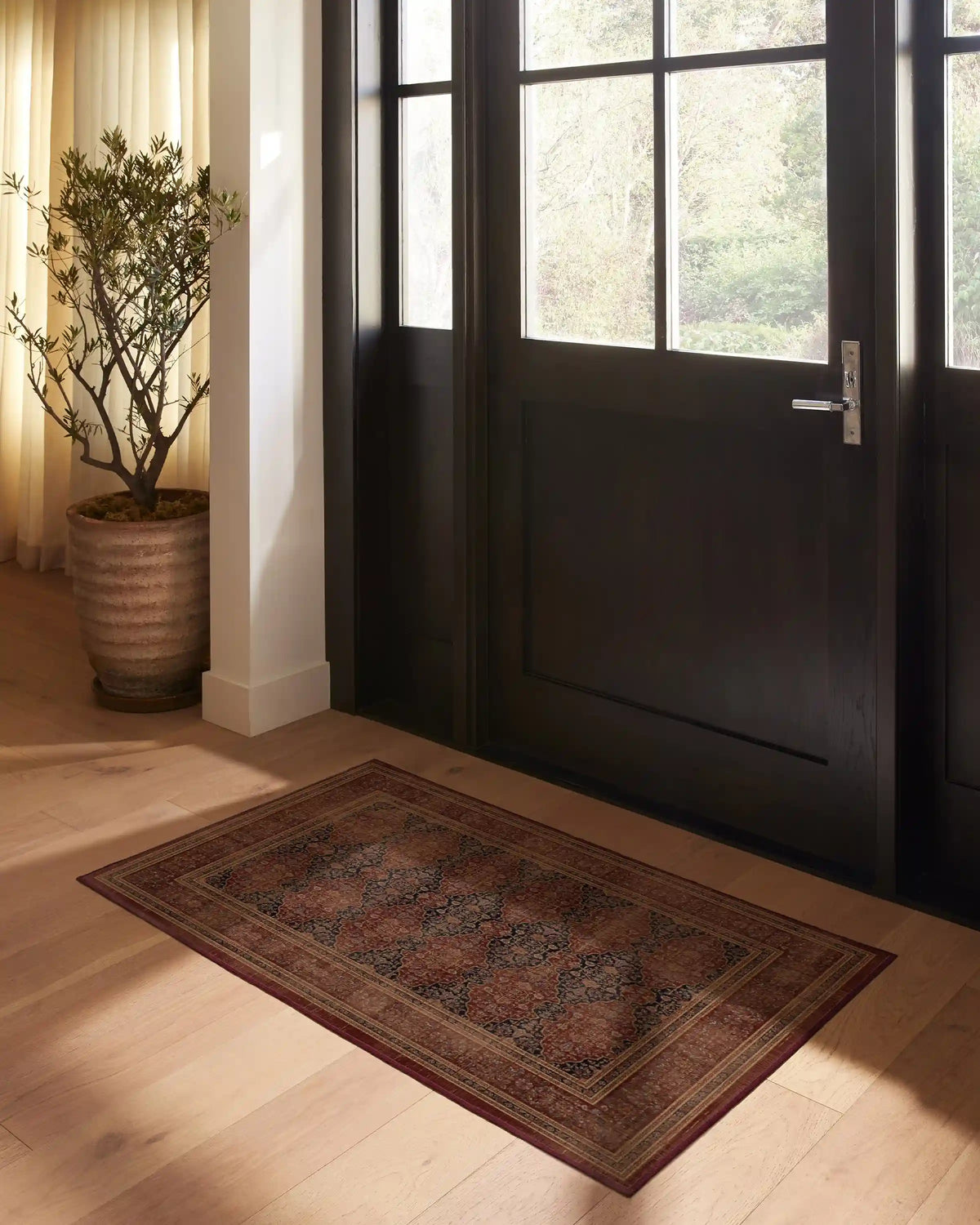 Vesper Amber Red Rug