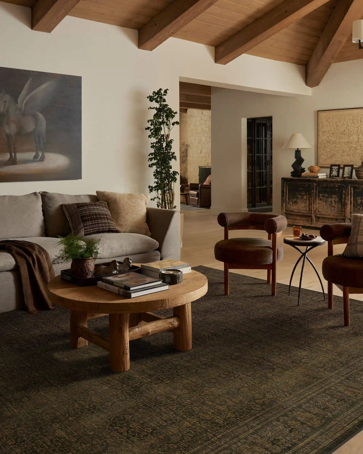 Vesper Olive & Gold Rug