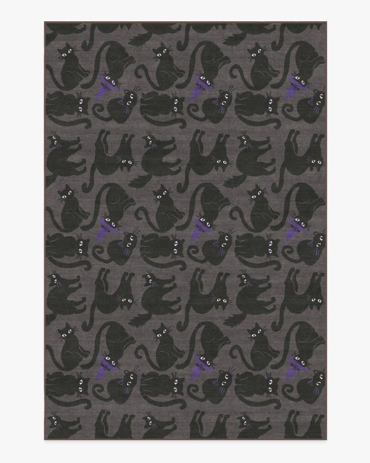 Whisker Mischief Charcoal Rug
