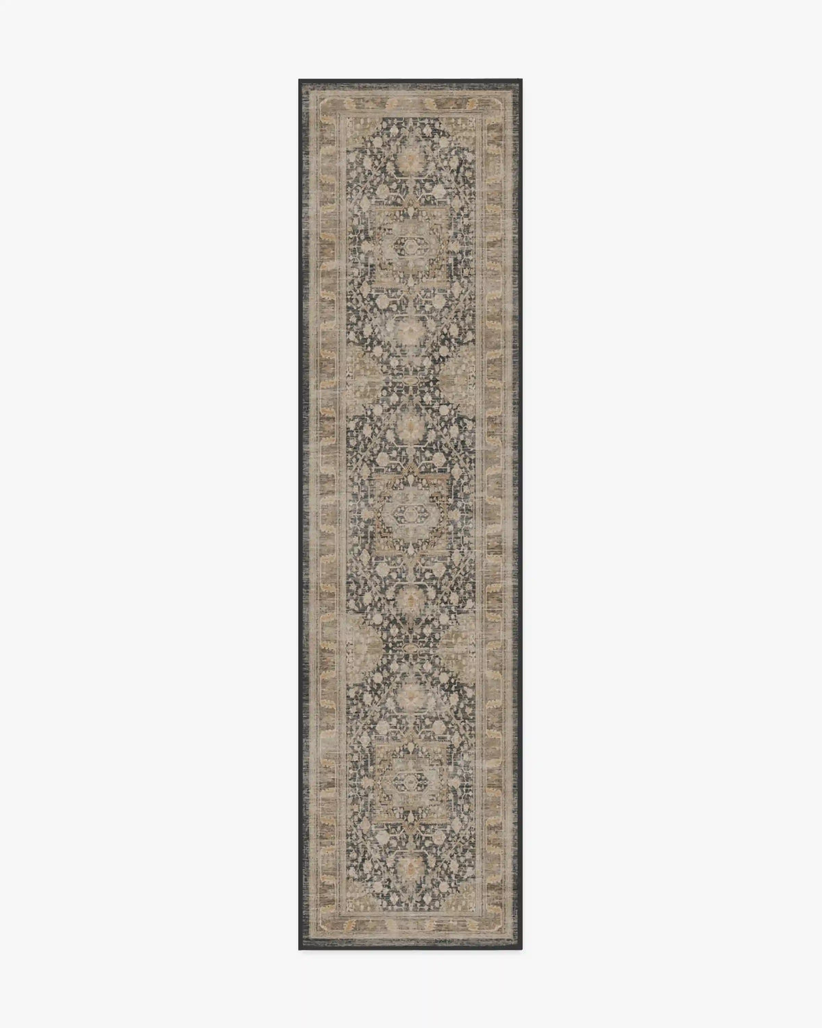 Zahra Ink & Vintage Citron Rug