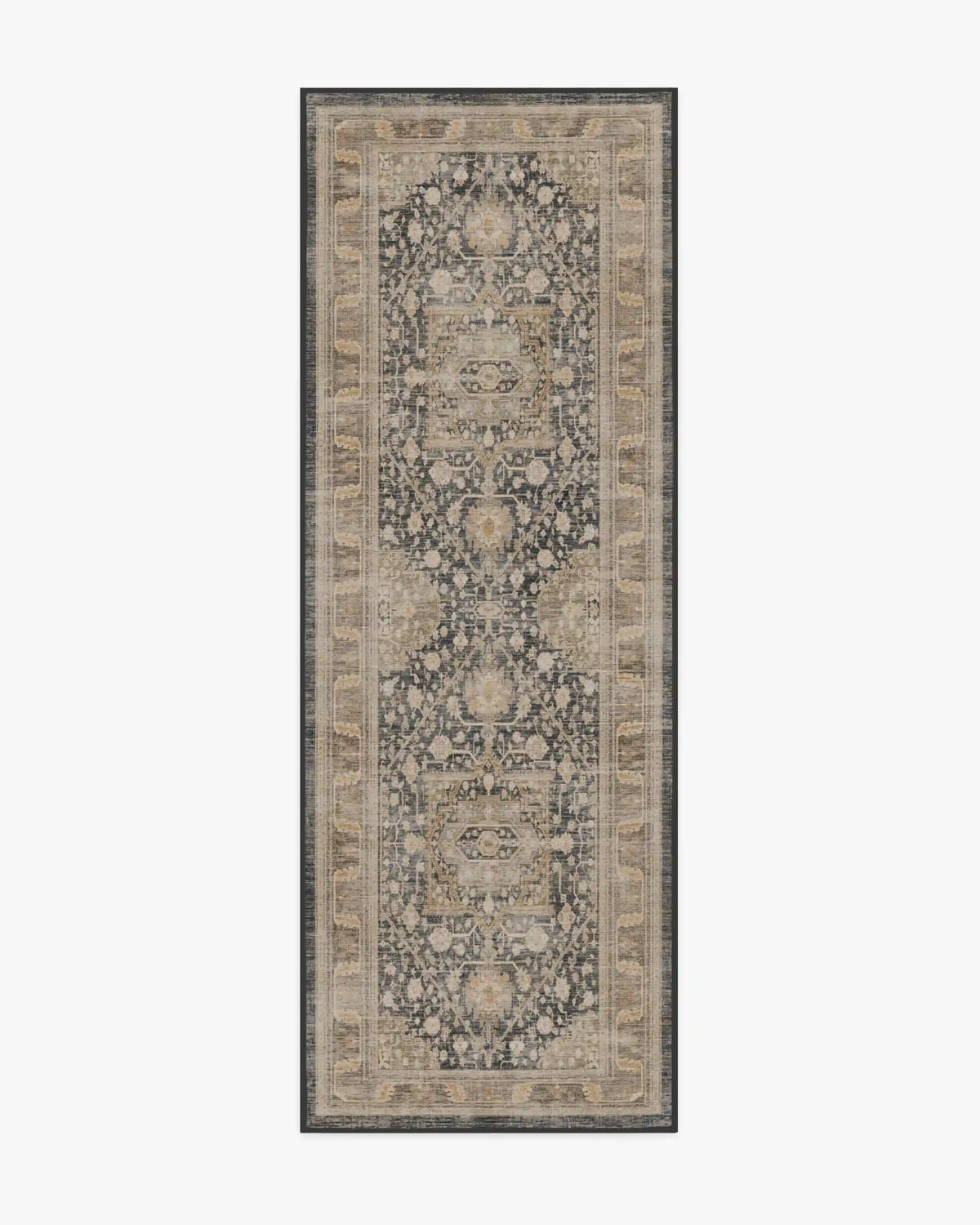 Zahra Ink & Vintage Citron Rug