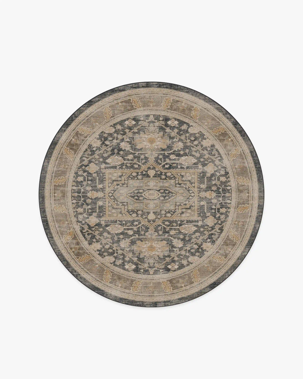 Zahra Ink & Vintage Citron Rug