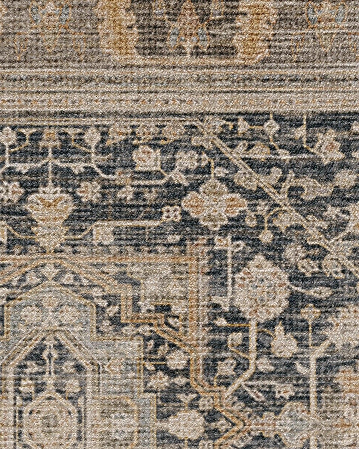 Zahra Ink & Vintage Citron Rug