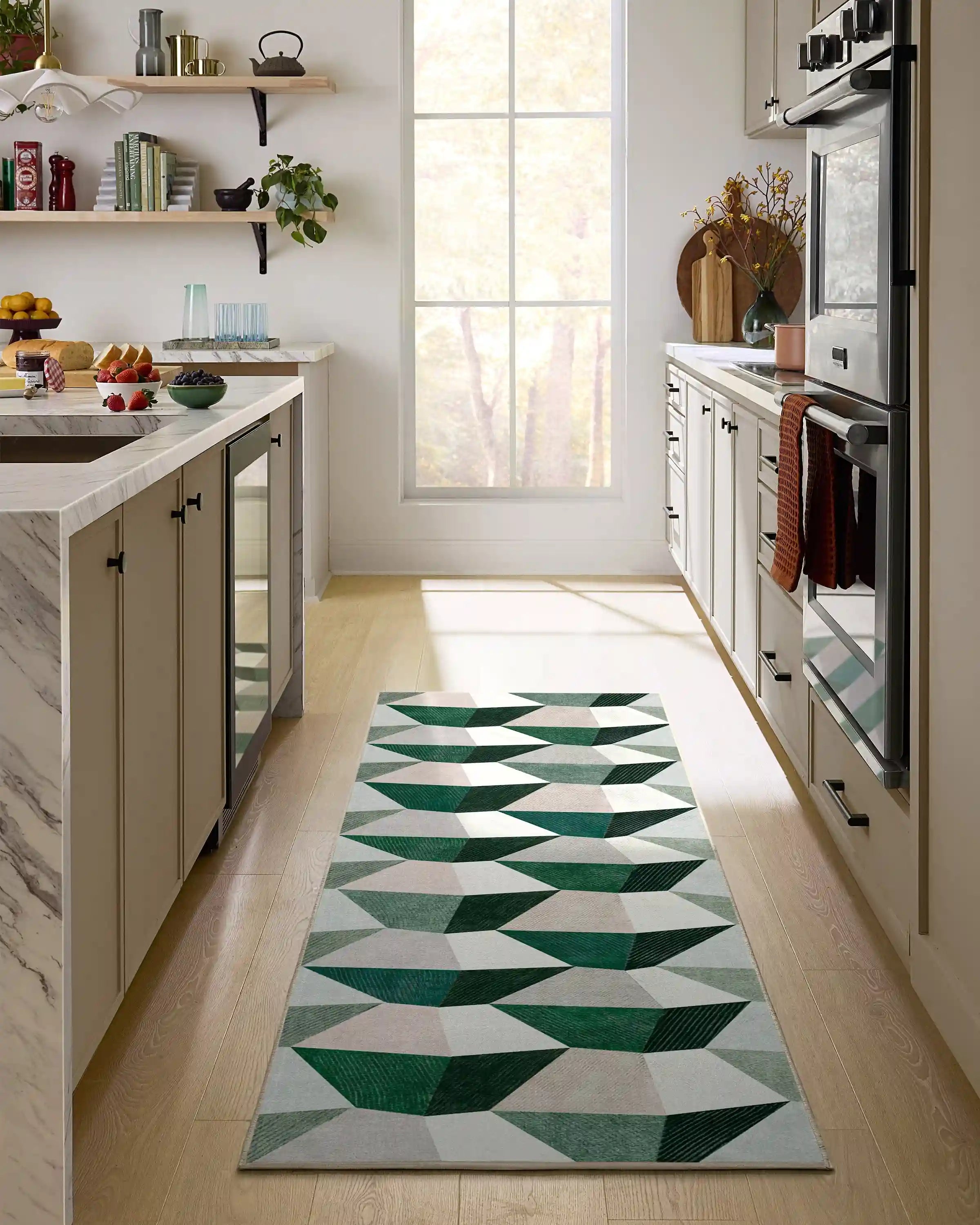 Zeno Green Rug