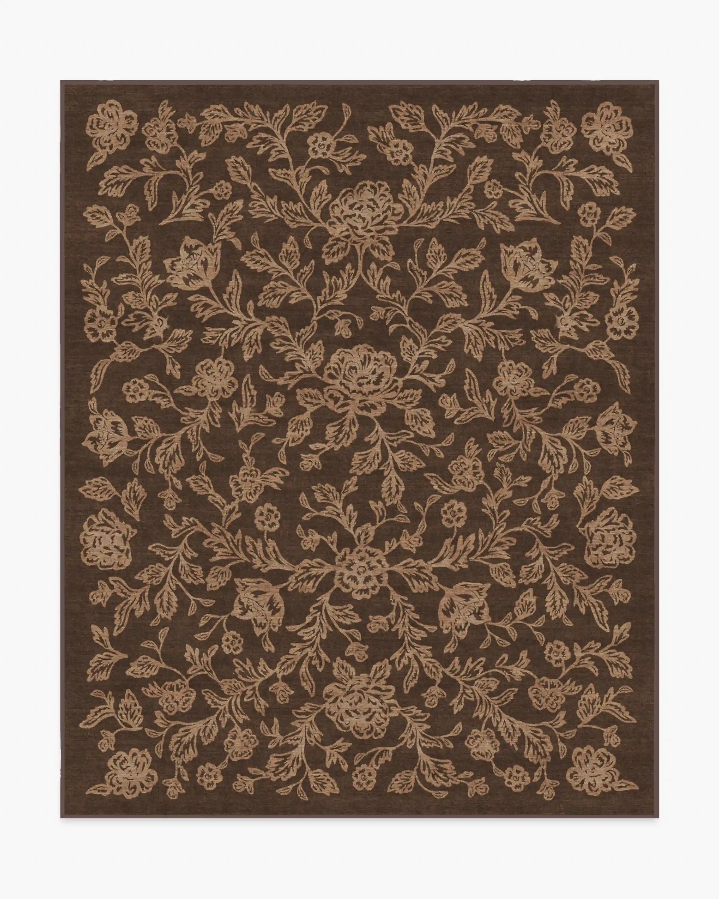 Zinnia Brown Rug