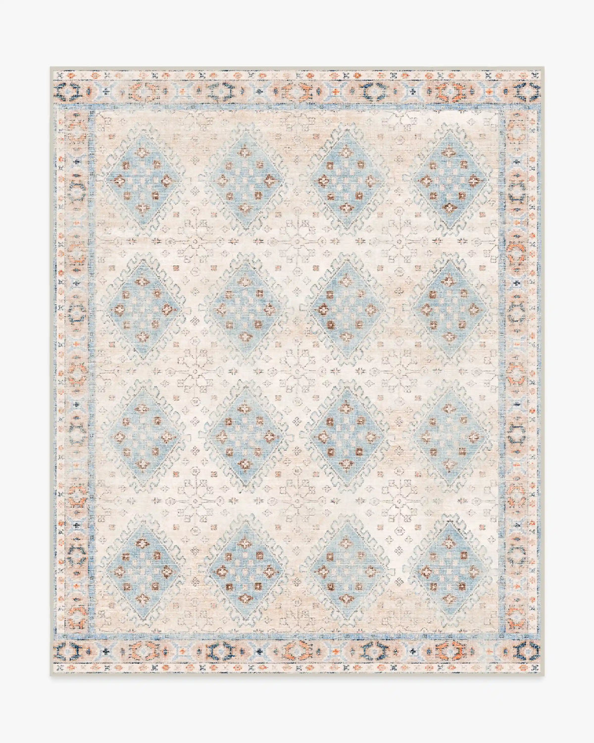 Zosia Cream & Light Blue Rug