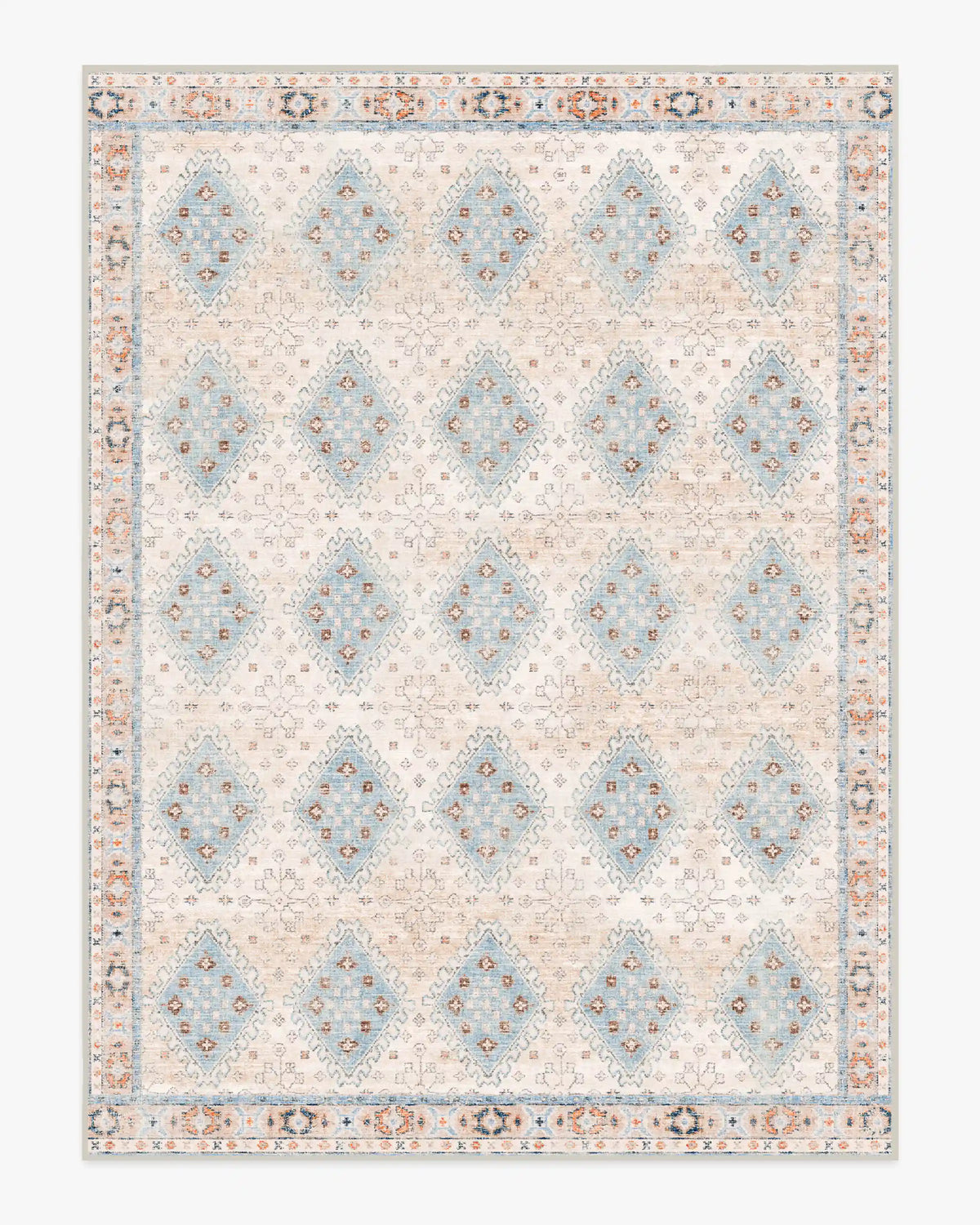 Zosia Cream & Light Blue Rug