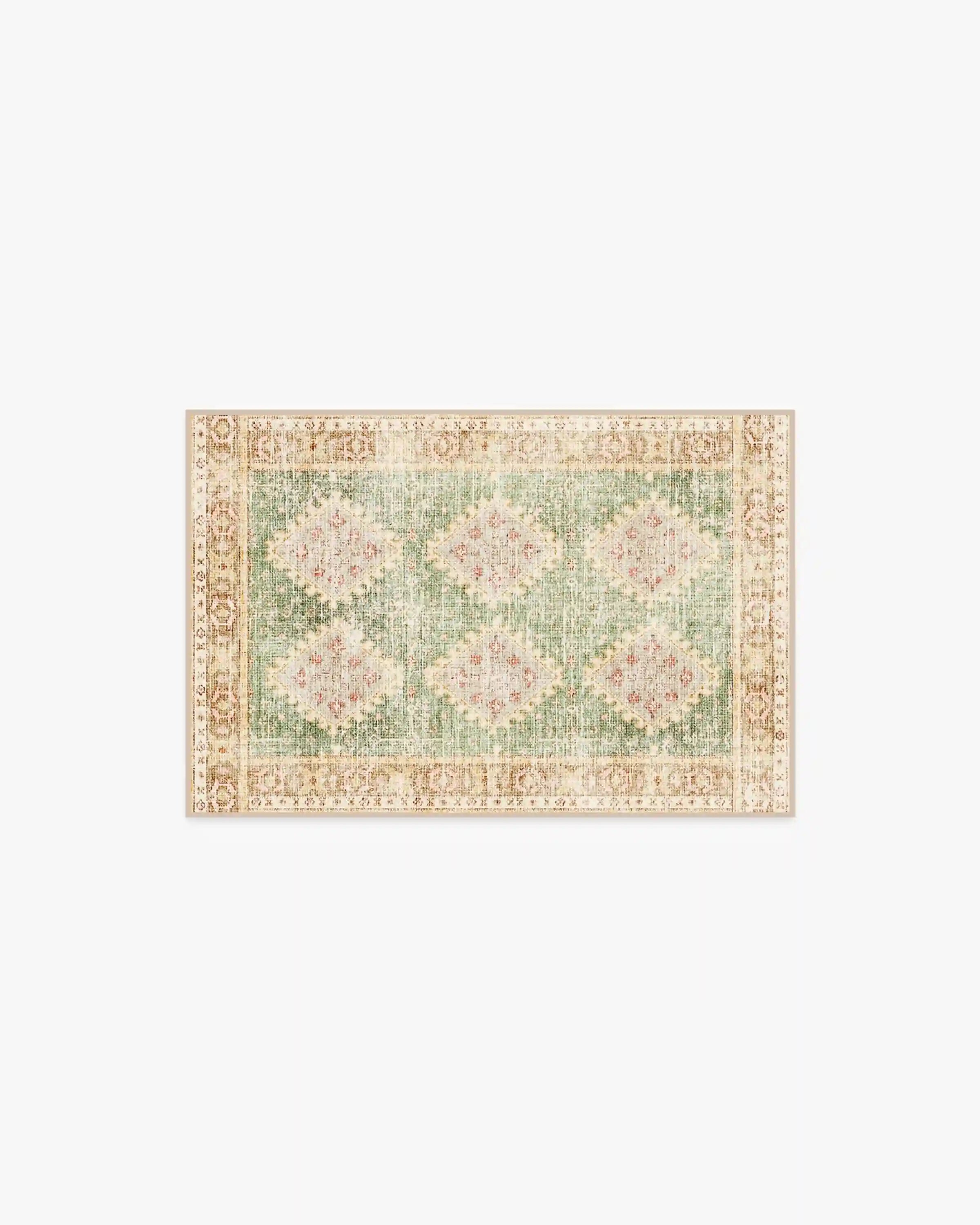 Zosia Sage & Gold Rug