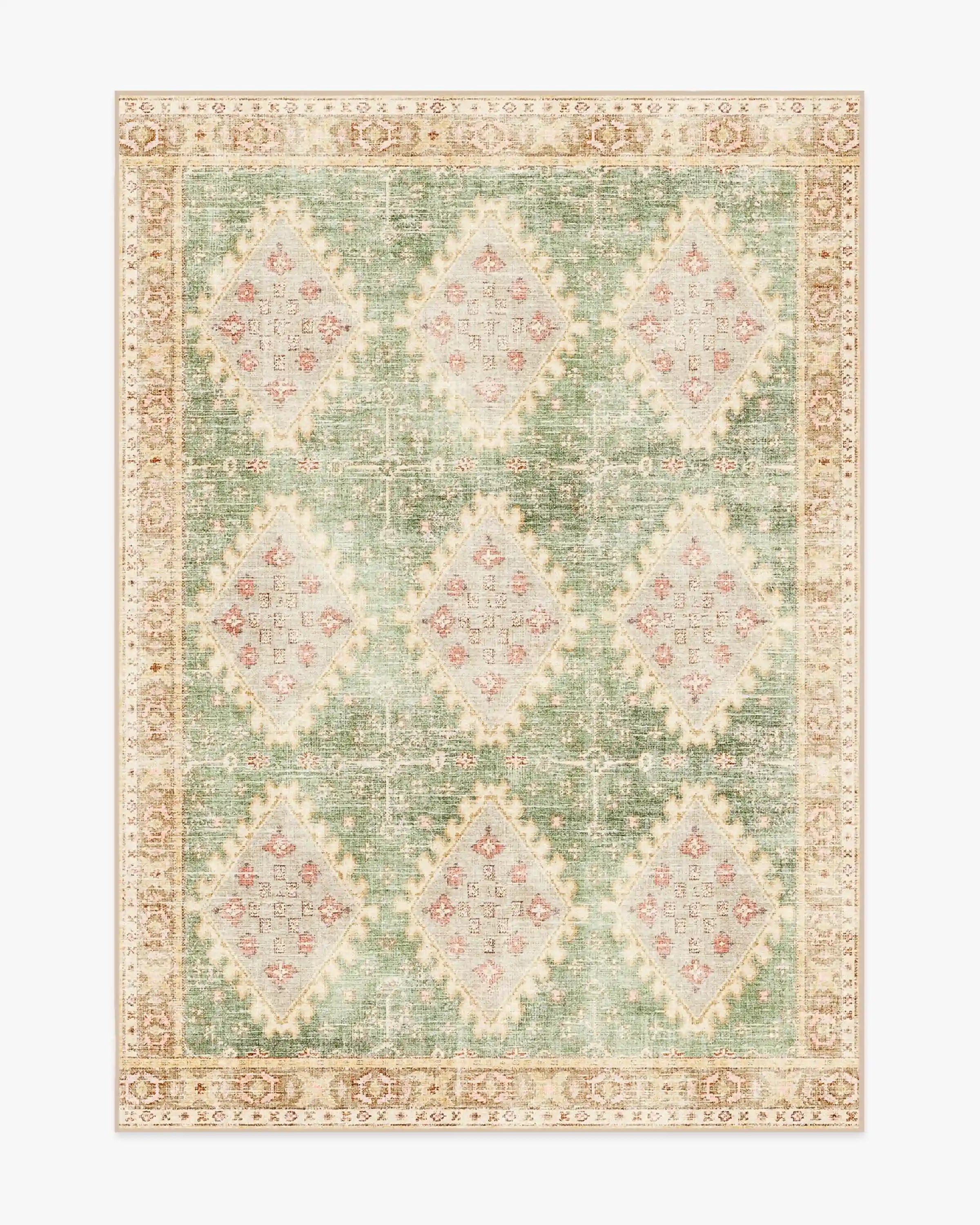 Zosia Sage & Gold Rug