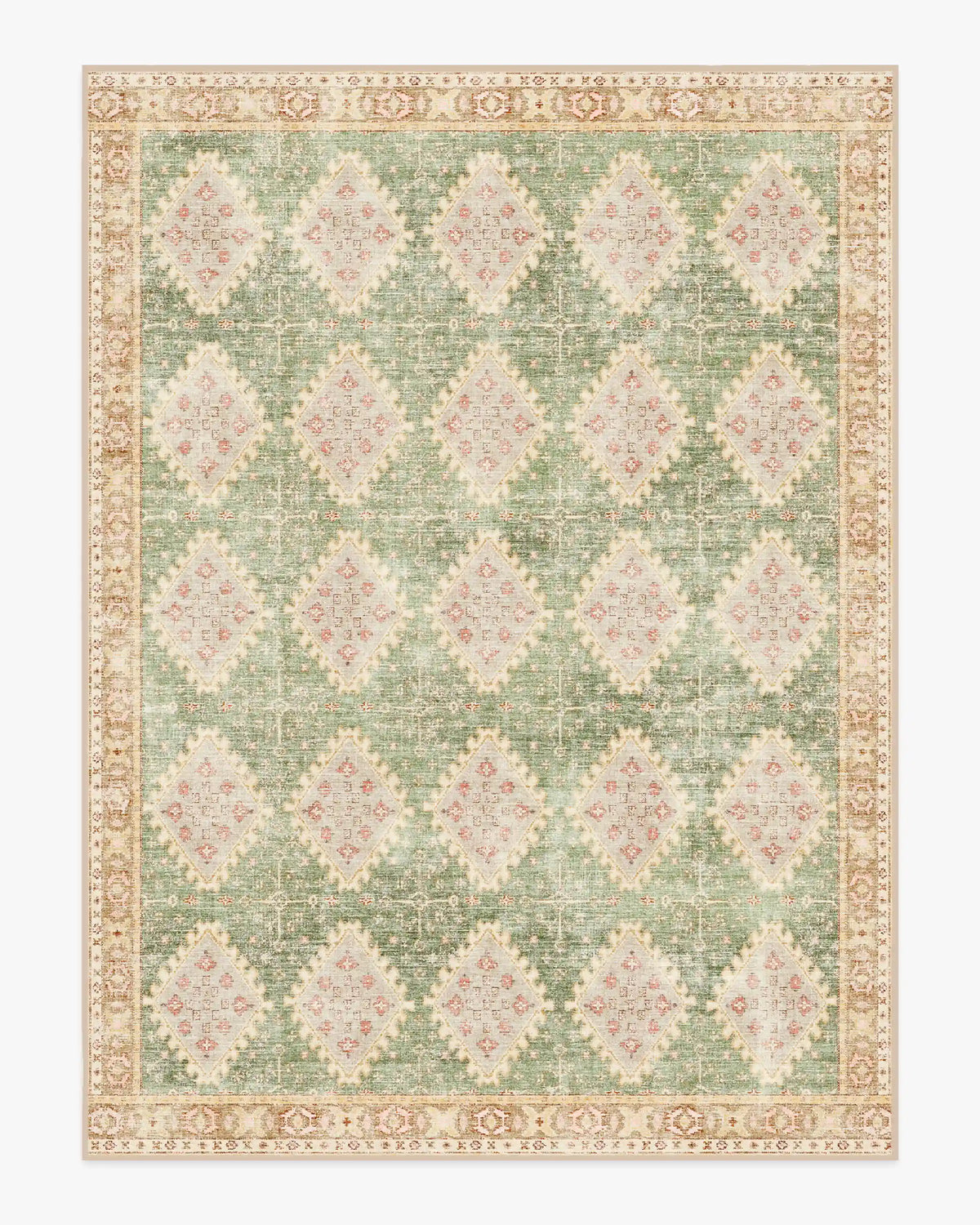 Zosia Sage & Gold Rug