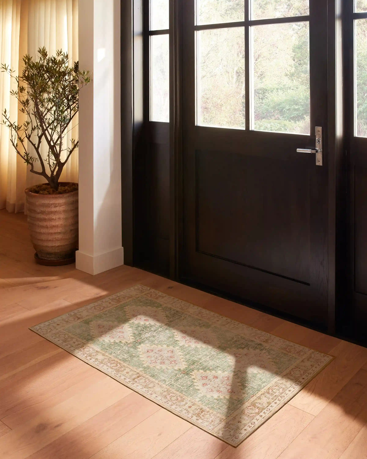 Zosia Sage & Gold Rug
